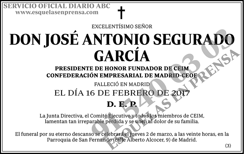 José Antonio Segurado García